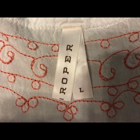 Beautiful ROPER brand embroidered blouse - Picture 4 of 5